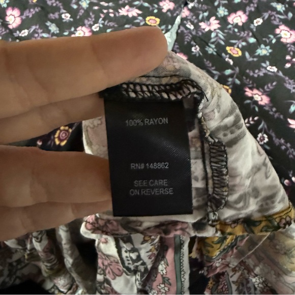 Torrid Floral Print Wrap Skirt - Picture 3 of 6